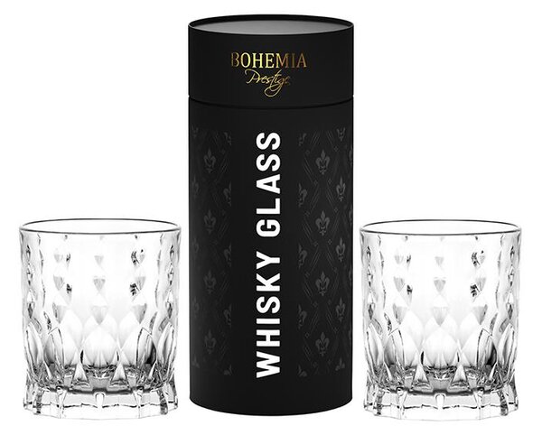 BOHEMIA PRESTIGE CONTE POHÁR NA WHISKY V TUBE 320ML SADA 2KS