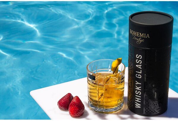 BOHEMIA PRESTIGE SEMPRE POHÁR NA WHISKY V TUBE 340 ML SADA 2KS