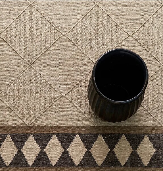 Diamond Carpets India , Ručne viazaný kusový koberec Villa Di Roma DE 2252 Multi Colour, 80x150, hnedá, chodba / predsieň