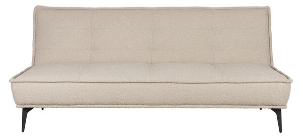 Béžová rozkladacia pohovka z textílie buklé 184 cm Cielke – White Label