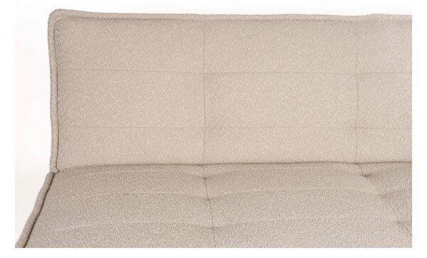 Béžová rozkladacia pohovka z textílie buklé 184 cm Cielke – White Label