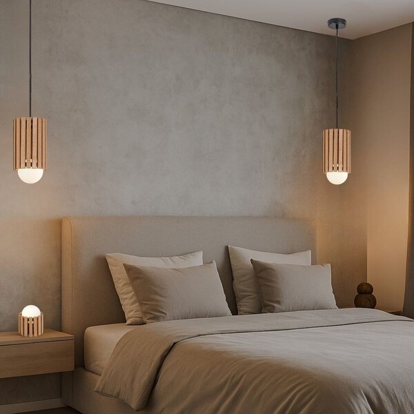 Rabalux NOXELLE stolná drevená lampa 74420
