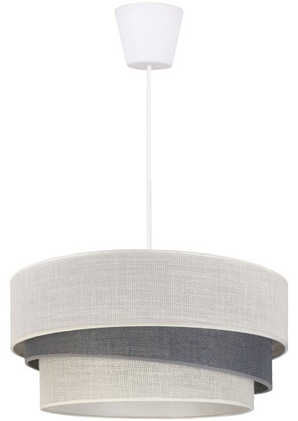 Brilagi - Závesný luster na lanku TRIO 1xE27/60W/230V pr. 40 cm krémová/sivá