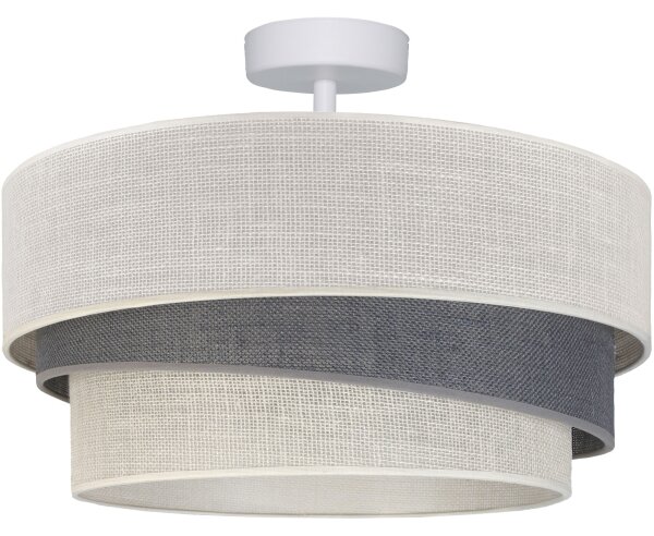 Brilagi - Prisadený luster TRIO 1xE27/60W/230V pr. 40 cm krémová/šedá
