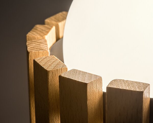 Rabalux NOXELLE stolná drevená lampa 74420