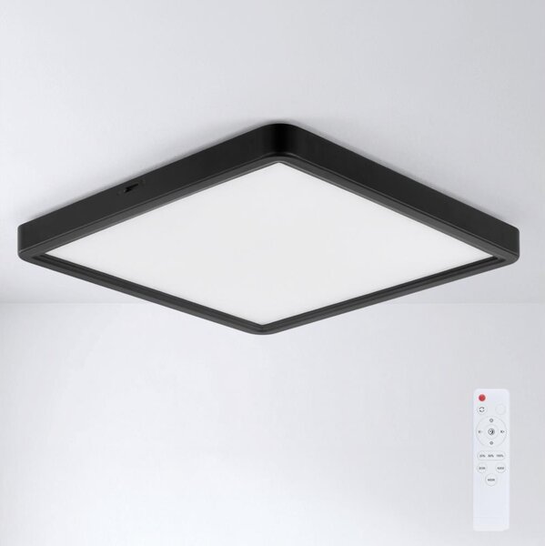 Brilagi -LED stmievateľné stropné svietidlo ESTELA SQUARE LED/36W/230V 31x31 cm čierna+DO