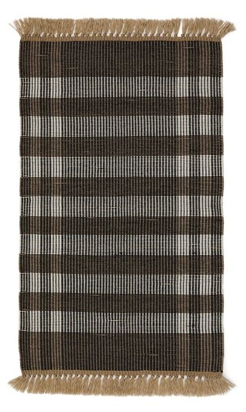 Čierny obojstranný/ručne tkaný koberec 60x90 cm Barani – Kave Home