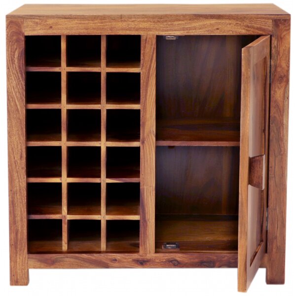 Barová skriňa 90x90x45 Kali indický masív palisander