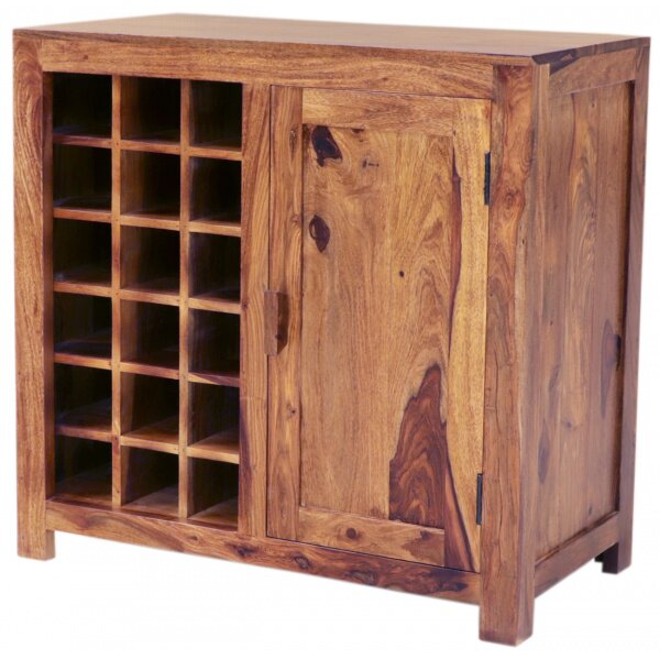 Barová skriňa 90x90x45 Kali indický masív palisander