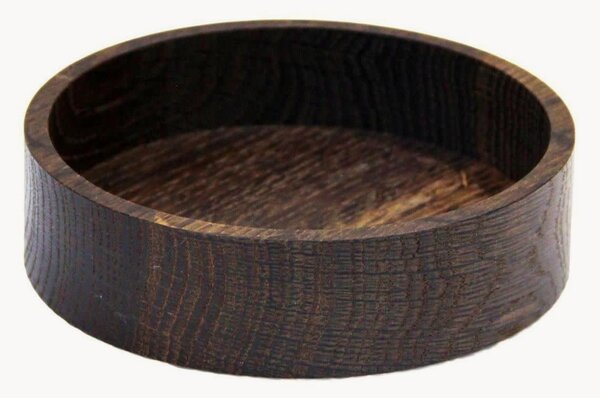Servírovacia miska z dubového dreva Circle Smoked