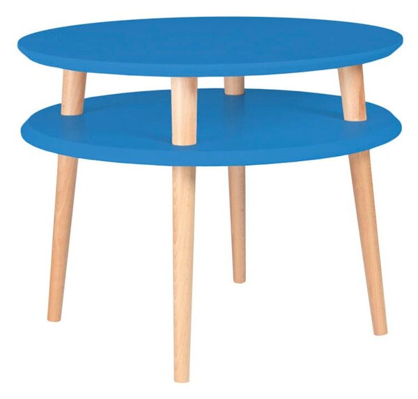 Modrý konferenčný stolík Ragaba Ufo, ⌀ 57 cm