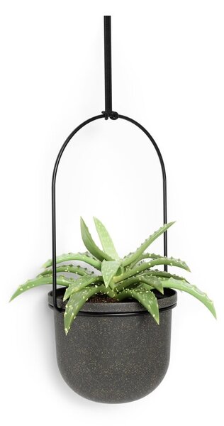 Plastové obaly na kvetináče v súprave 5 ks na bylinky/závesné a nástenné ø 7,5 cm Triflora – Umbra