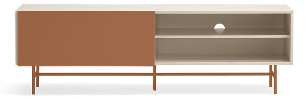 TV stolík v béžovo-tehlovej farbe 180x56 cm Nube – Teulat