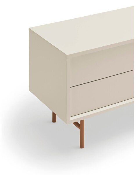 TV stolík v béžovo-tehlovej farbe 180x56 cm Nube – Teulat