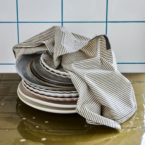 Bavlnená utierka Cook Dark Grey – set 3 ks