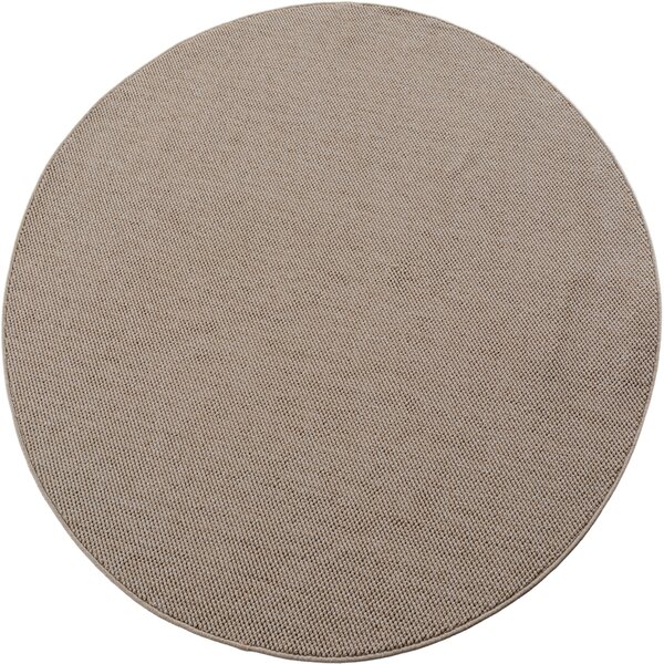 Ayyildiz, Kusový koberec Helix 2200 beige kruh, 80x80, béžová, chodba / predsieň