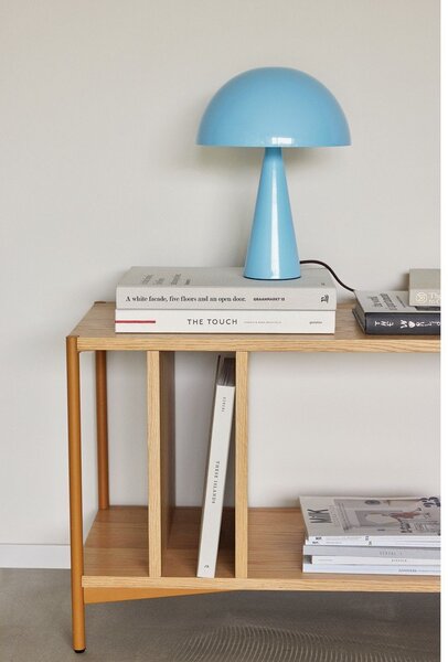 Svetlomodrá stolová lampa (výška 33 cm) Mush – Hübsch