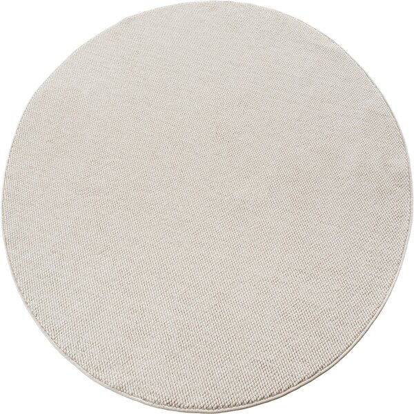 Ayyildiz, Kusový koberec Helix 2200 cream kruh, 80x80, béžová, chodba / predsieň