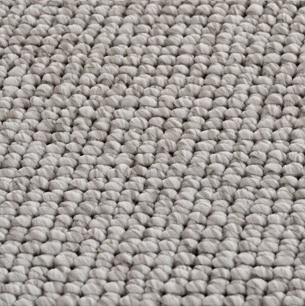 Ayyildiz, Kusový koberec Helix 2200 silver kruh, 120x120, šedá, chodba / predsieň