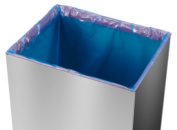 Veľkoobjemový odpadový box Big-Box Swing XL, 52 l, samozatvárací, nerez lesklý