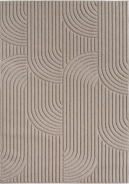 Ayyildiz, Kusový koberec Helix 2201 beige, 60x110, béžová, chodba / predsieň
