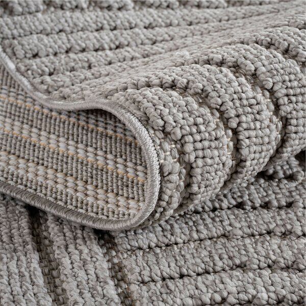 Ayyildiz , Kusový koberec Helix 2201 silver, 120x170, šedá, chodba / predsieň