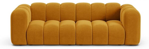 Žltá pohovka 228 cm Lupine – Micadoni Home