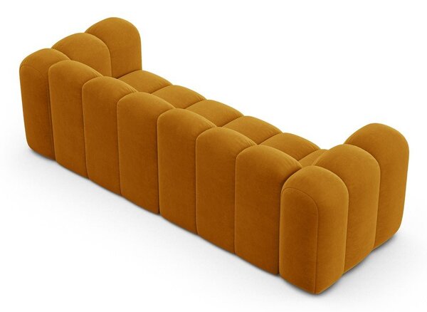 Žltá pohovka 228 cm Lupine – Micadoni Home