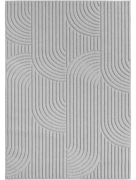 Ayyildiz , Kusový koberec Helix 2201 silver, 120x170, šedá, chodba / predsieň