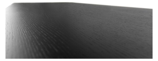 Rozkladací jedálenský stôl s prídavnou doskou v dekore duba 90x180 cm Curved – Woodman