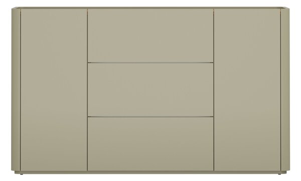 Komoda Elivo 150 cm so zásuvkami - eukalyptus / dub baltic dune