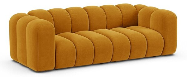 Žltá pohovka 228 cm Lupine – Micadoni Home