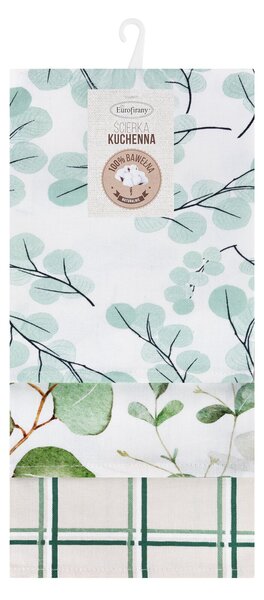 KUCHYNSKÁ UTIERKA CLOVER SADA 3 KS 50X75 CM VZOROVANÉ BS