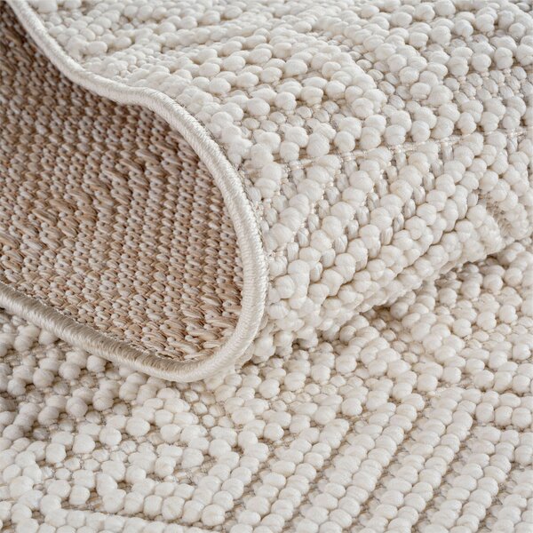 Ayyildiz , Kusový koberec Helix 2202 cream, 60x110, béžová, chodba / predsieň