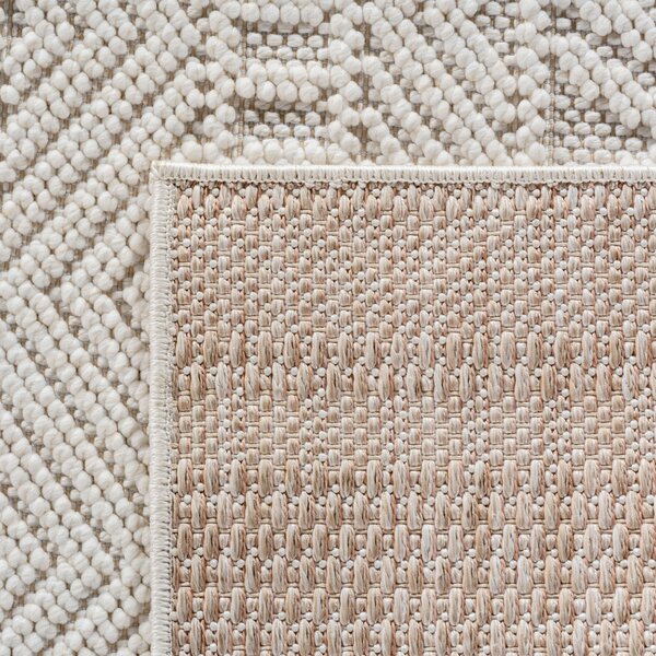 Ayyildiz , Kusový koberec Helix 2202 cream, 60x110, béžová, chodba / predsieň