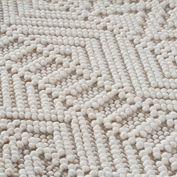 Ayyildiz , Kusový koberec Helix 2202 cream, 60x110, béžová, chodba / predsieň