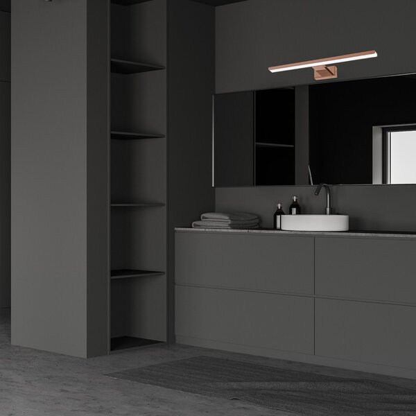Nástenné LED svietidlo Shine1, 1x LED 13,8w, 4000k, (60 cm), rg