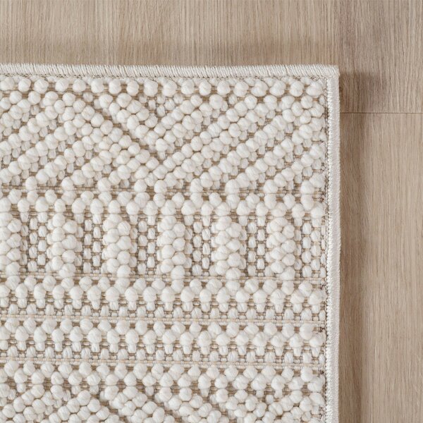 Ayyildiz , Kusový koberec Helix 2202 cream, 60x110, béžová, chodba / predsieň
