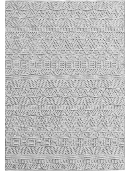 Ayyildiz, Kusový koberec Helix 2202 silver, 120x170, šedá, chodba / predsieň