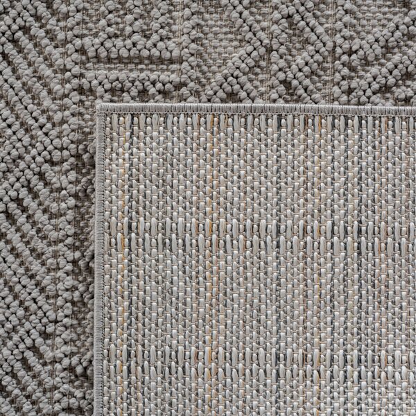 Ayyildiz, Kusový koberec Helix 2202 silver, 120x170, šedá, chodba / predsieň