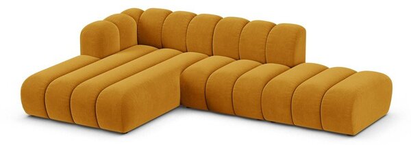 Žltá rohová pohovka (ľavý roh) Lupine – Micadoni Home