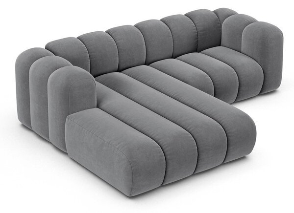 Svetlosivá rohová pohovka (ľavý roh) Lupine – Micadoni Home