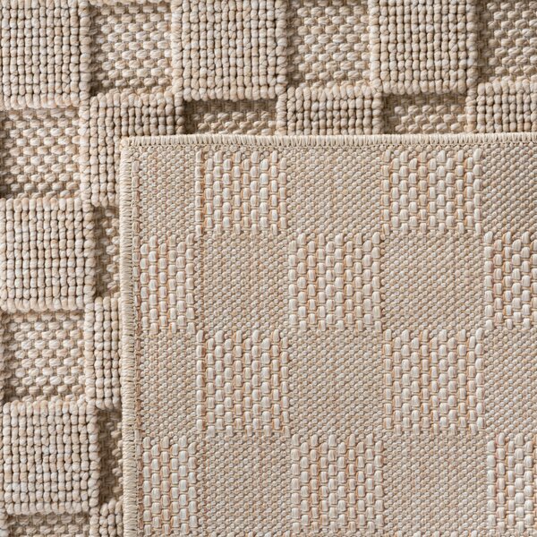 Ayyildiz, Kusový koberec Helix 2203 beige kruh, 120x120, béžová, chodba / predsieň