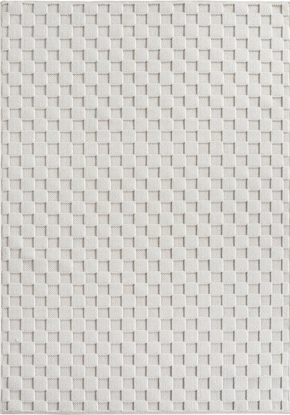 Ayyildiz, Kusový koberec Helix 2203 cream, 60x110, biela, chodba / predsieň