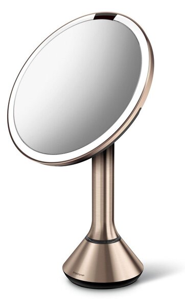Kozmetické zrkadlo s osvetlením/zväčšovacie (5x) ø 20 cm Sensor – simplehuman