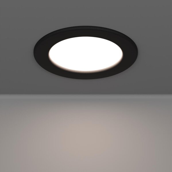 Eglo 901387 - LED zapustené svietidlo FUEVA LED/6,3W/230V priemer 11,9 cm čierne