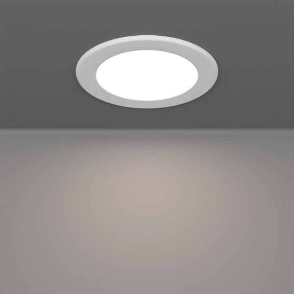 Eglo 901431-LED RGBW stropné kúpeľňové podhľadové svietidlo FUEVA-Z LED/5W/230V 12 cm IP44 biela