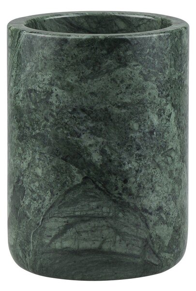 Tmavozelený mramorový téglik na zubné kefky Marble – Mette Ditmer Denmark