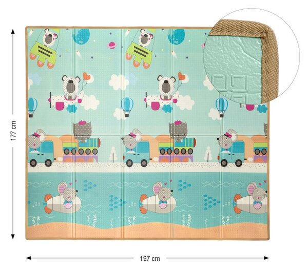 Hracia podložka pre deti Play Circus and Travel T1