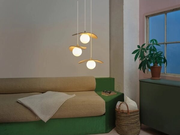 Osram - Luster na lanku DECOR PEARL 3xG9/5W/230V béžový
